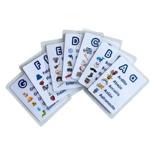 Fichas ABC lectura y escritura